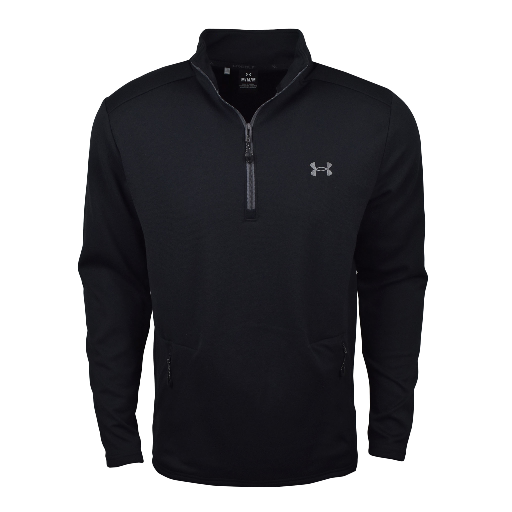 Under Armour ゴルフウェアー ブラック アンダーアーマー公式】 UAアーマードライ マイクロ モノグラム